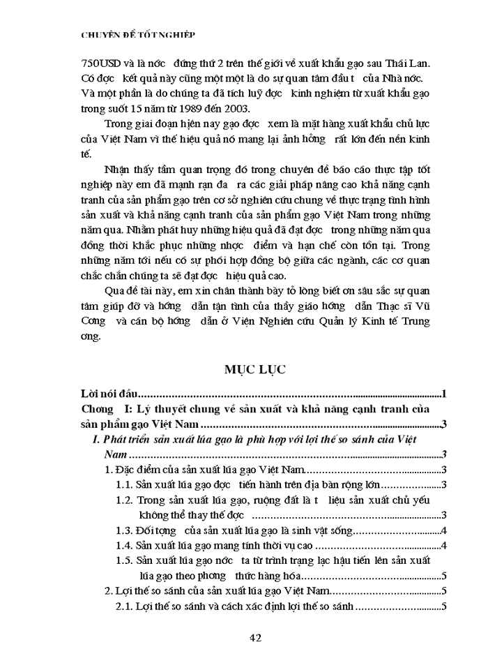 image for page Thực trạng về tình hình sản xuất và khả năng cạnh tranh của sản phẩm gạo Việt Nam