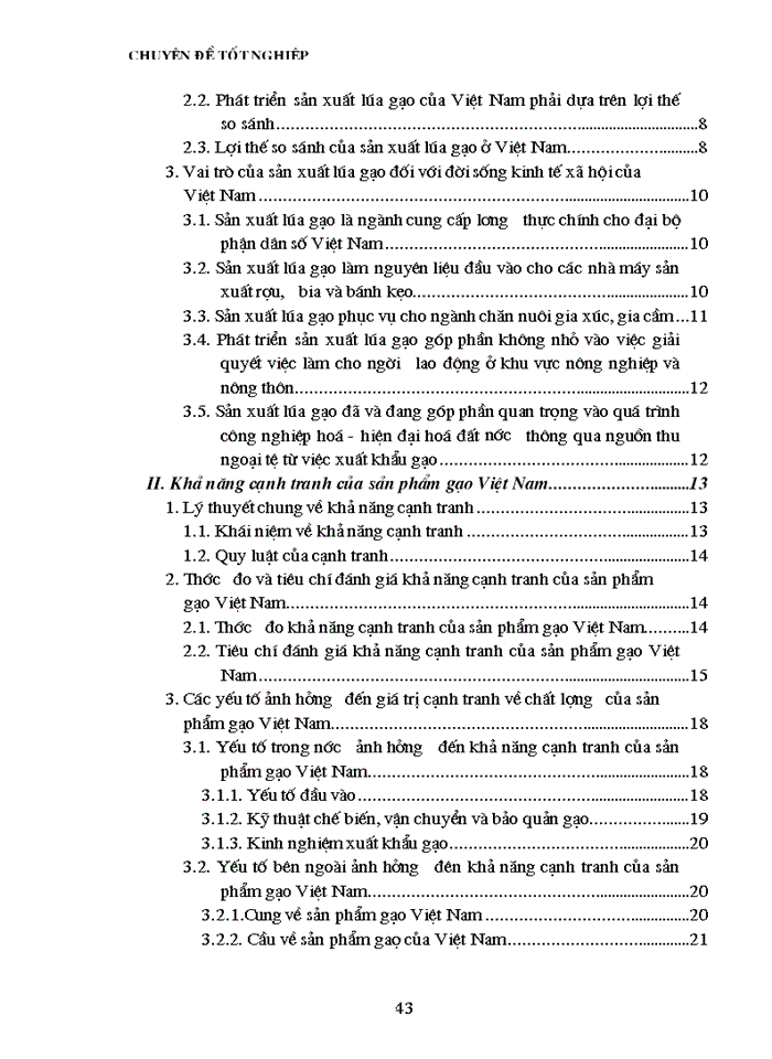 image for page Thực trạng về tình hình sản xuất và khả năng cạnh tranh của sản phẩm gạo Việt Nam
