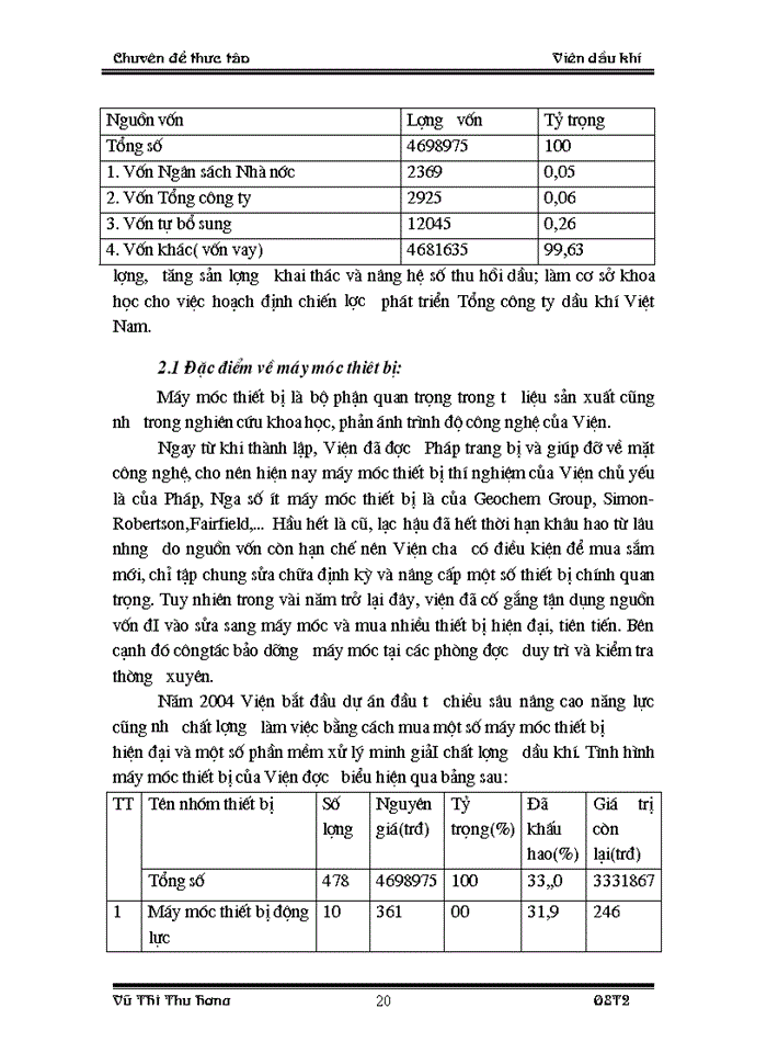 image for page Thực trạng cơ cấu bộ máy quản lý trong viện Dầu khí