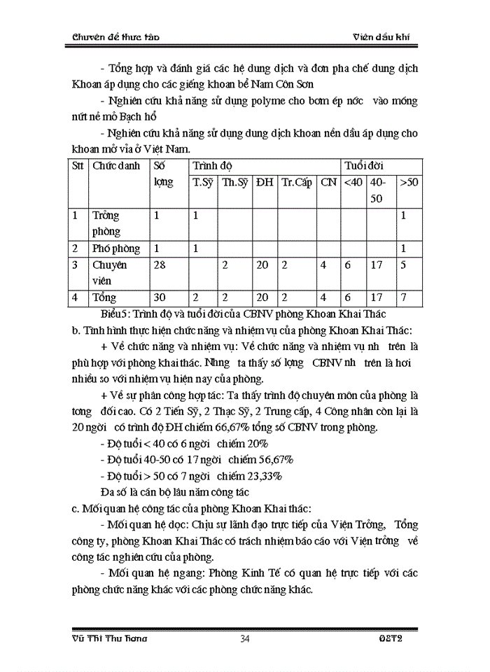 image for page Thực trạng cơ cấu bộ máy quản lý trong viện Dầu khí