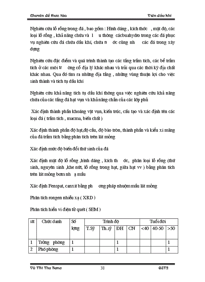 image for page Thực trạng cơ cấu bộ máy quản lý trong viện Dầu khí