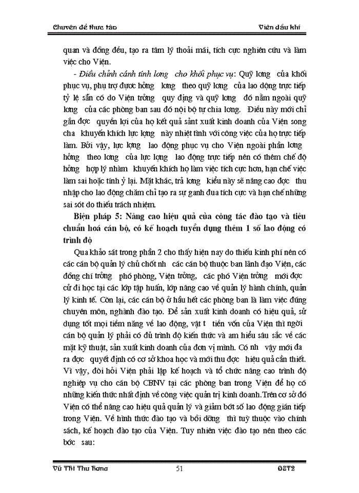 image for page Thực trạng cơ cấu bộ máy quản lý trong viện Dầu khí