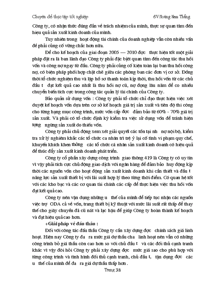 image for page Chiến lược Kinh doanh của Công ty cổ phần Xây dựng công trình giao thông 419