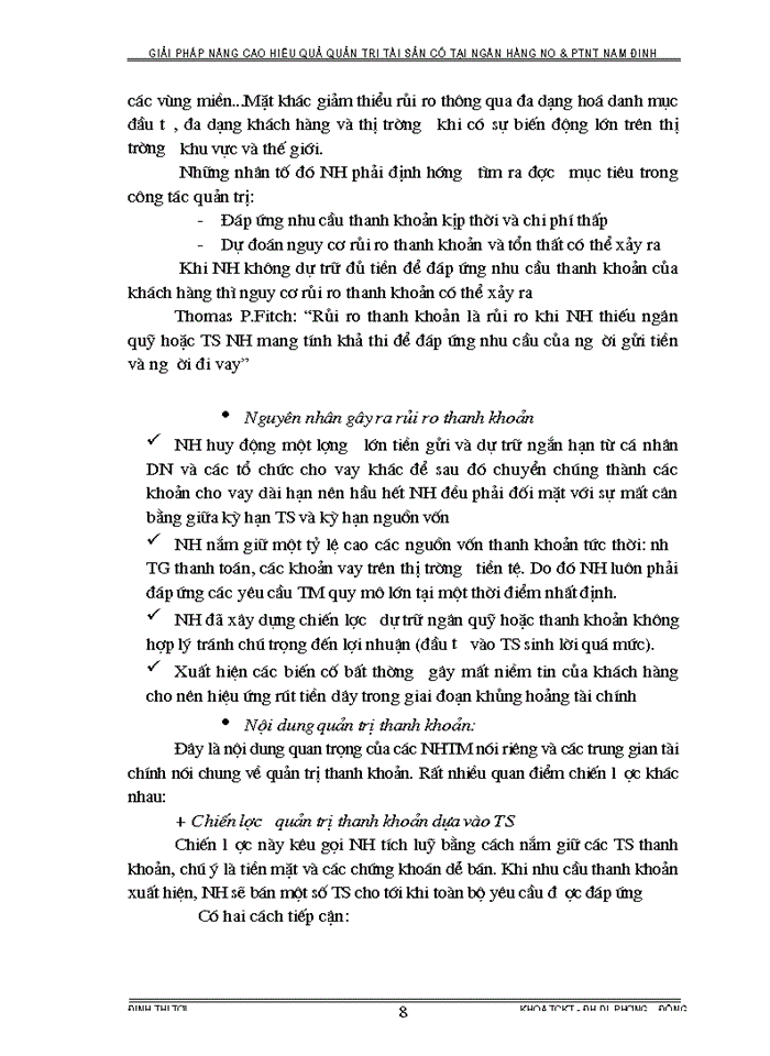 image for page Giải pháp nâng cao hiệu quả quản trị Tài Sản có