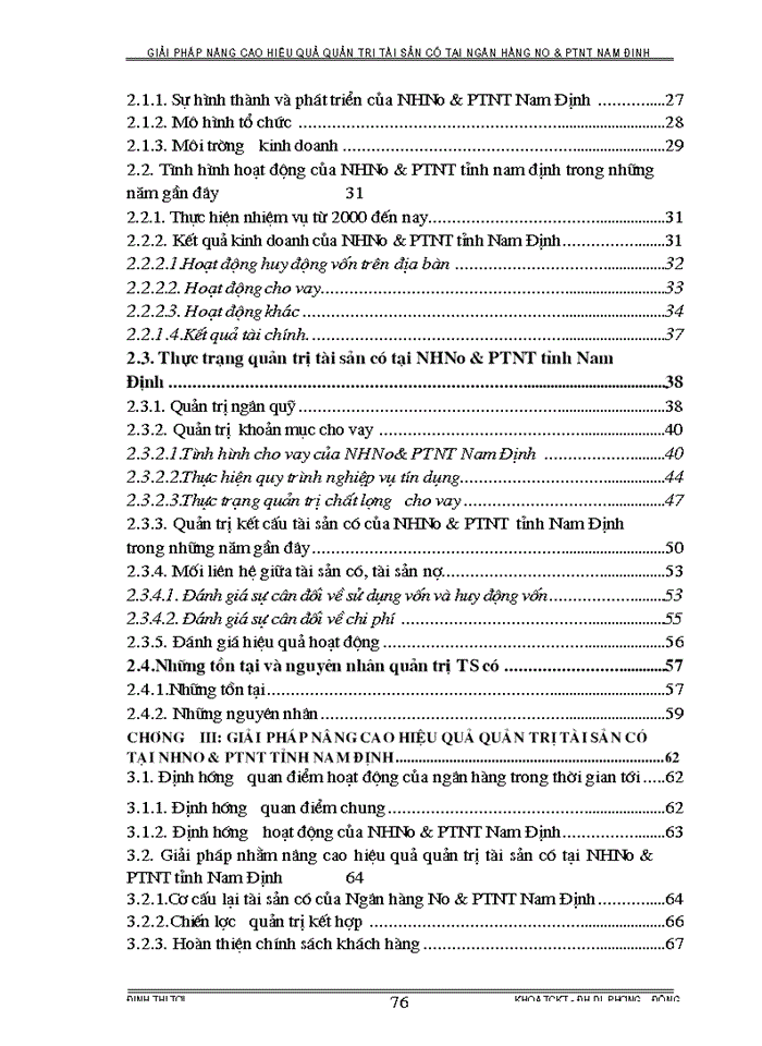 image for page Giải pháp nâng cao hiệu quả quản trị Tài Sản có