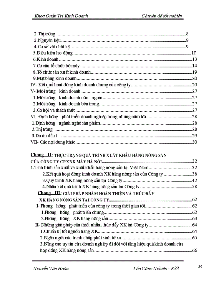 image for page Một số Giải pháp nhằm nâng cao hiệu quả và thúc đẩy Xuất khẩu hàng nông sản tại Công ty Cổ phần Xuất nhập khẩu Máy - Hà Nội