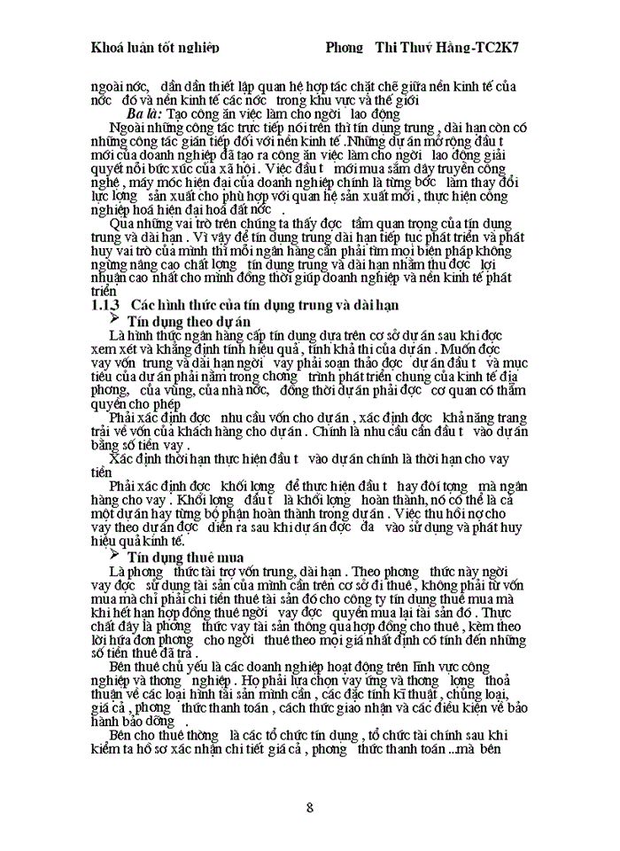 image for page Giải pháp nâng cao chất lượng tín dụng trung và dài hạn tại Ngân hàng Nông nghiệp và Phát triển Nông thôn Sơn Tây