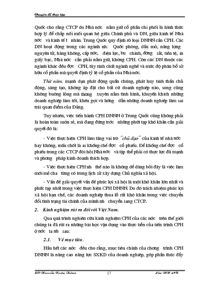 image for page Thực trạng và Một số Giải pháp đẩy nhanh tiến trình Cổ phần hóa các Doanh nghiệp Nhà Nước trực thuộc Sở Nông nghiệp và Phát triển Nông thôn Hà Nội