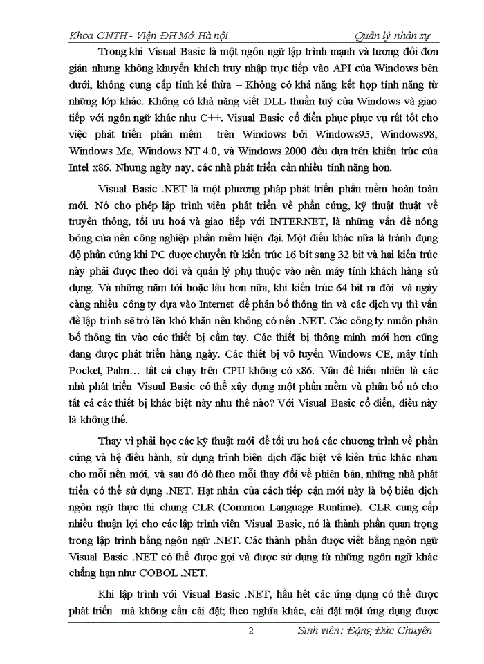 image for page Xây dựng chương trình quản lý nhân sự