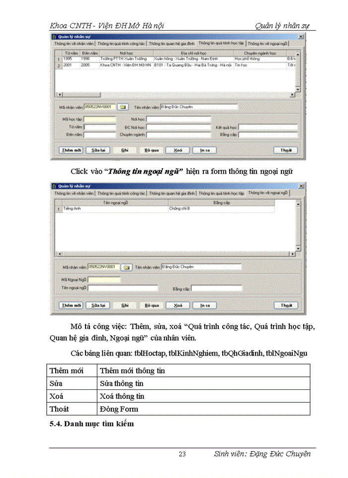image for page Xây dựng chương trình quản lý nhân sự