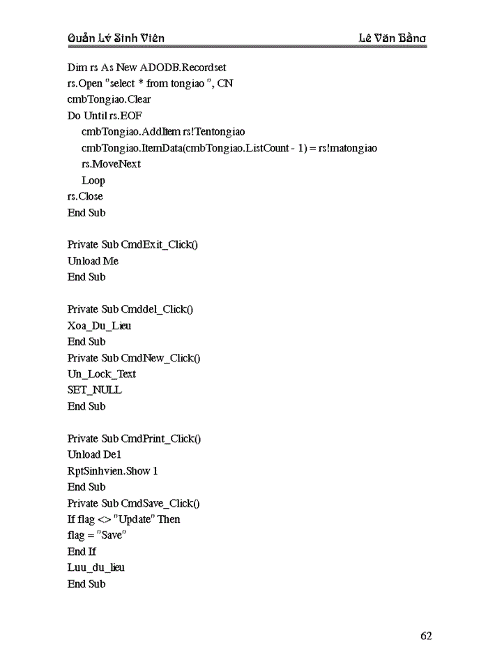 image for page Quản lý sinh viên