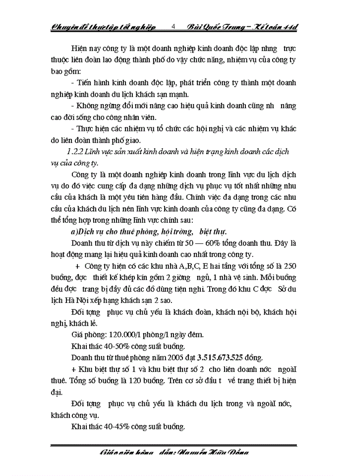 image for page Hạch toán tiền lương và các khoản trích theo lương tại Công ty Trách nhiệm Hữu hạn nhà nước một thành viên du lịch Công Đoàn Hà Nội