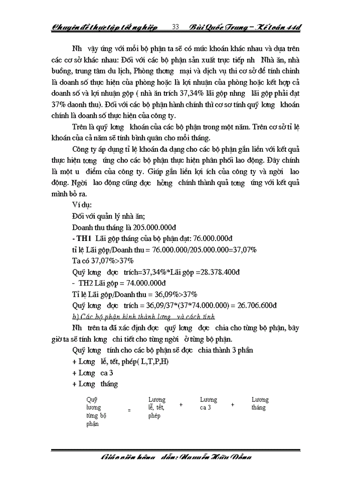 image for page Hạch toán tiền lương và các khoản trích theo lương tại Công ty Trách nhiệm Hữu hạn nhà nước một thành viên du lịch Công Đoàn Hà Nội