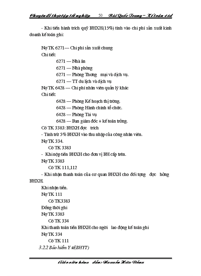 image for page Hạch toán tiền lương và các khoản trích theo lương tại Công ty Trách nhiệm Hữu hạn nhà nước một thành viên du lịch Công Đoàn Hà Nội