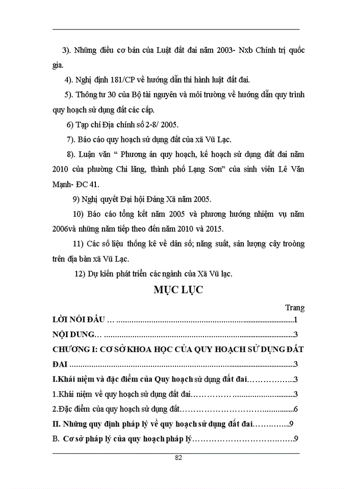 image for page Xây dựng phương án quy hoạch sử dụng đất xó Vũ Lạc Kiến Xương Thỏi bình giai đoạn 2005 2015