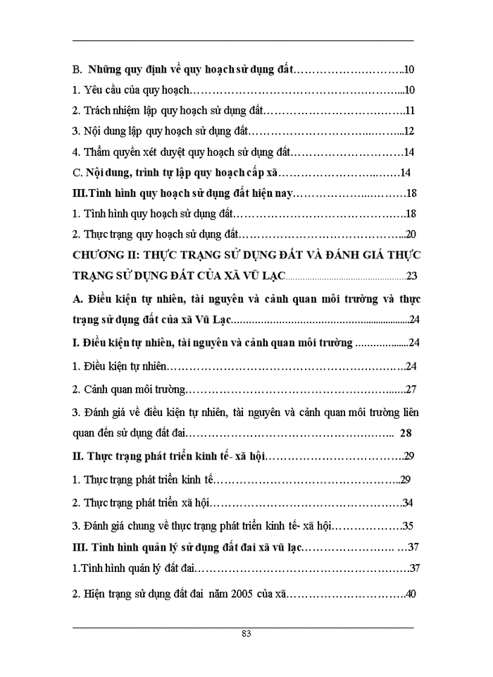 image for page Xây dựng phương án quy hoạch sử dụng đất xó Vũ Lạc Kiến Xương Thỏi bình giai đoạn 2005 2015