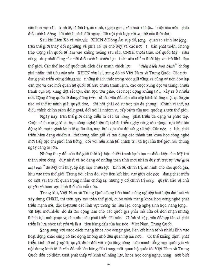 image for page Quan hệ Việt Nam - Trung Quốc những năm đầu thế kỉ XXI