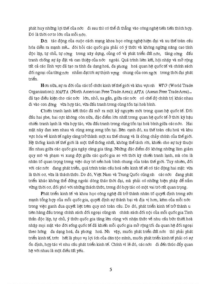 image for page Quan hệ Việt Nam - Trung Quốc những năm đầu thế kỉ XXI