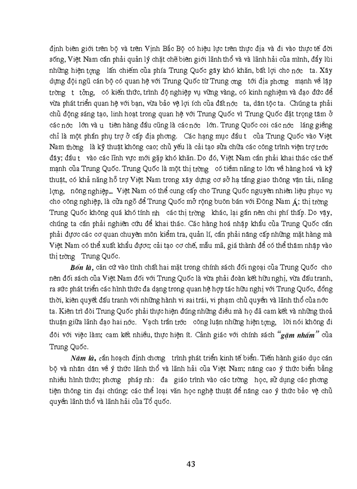 image for page Quan hệ Việt Nam - Trung Quốc những năm đầu thế kỉ XXI