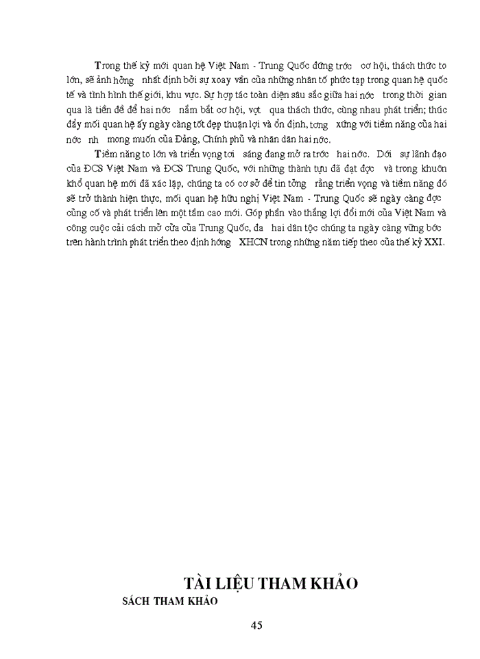 image for page Quan hệ Việt Nam - Trung Quốc những năm đầu thế kỉ XXI