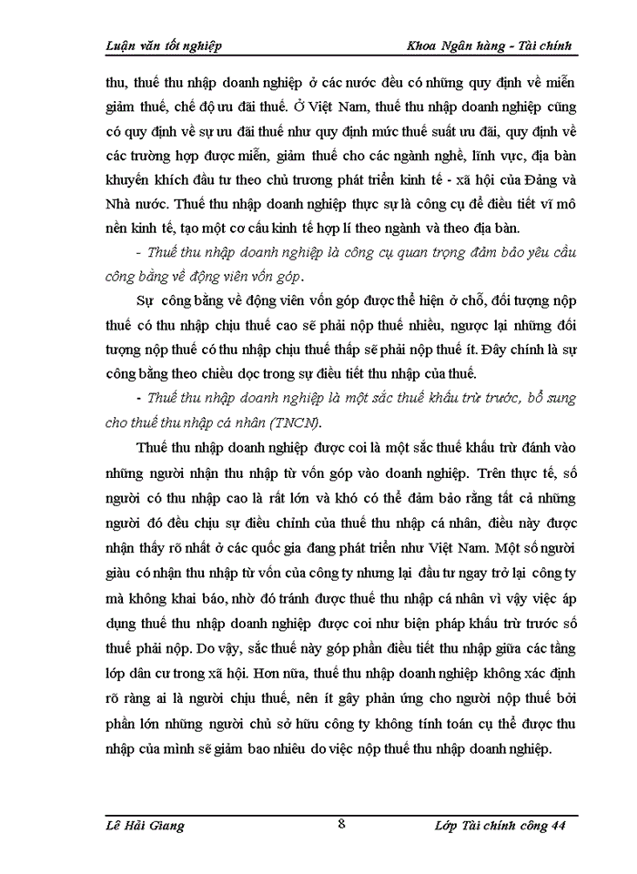 image for page Hoàn thiện chính sỏch thuế thu nhập Doanh nghiệp nhằm thu hút vốn đầu tư ở Việt Nam