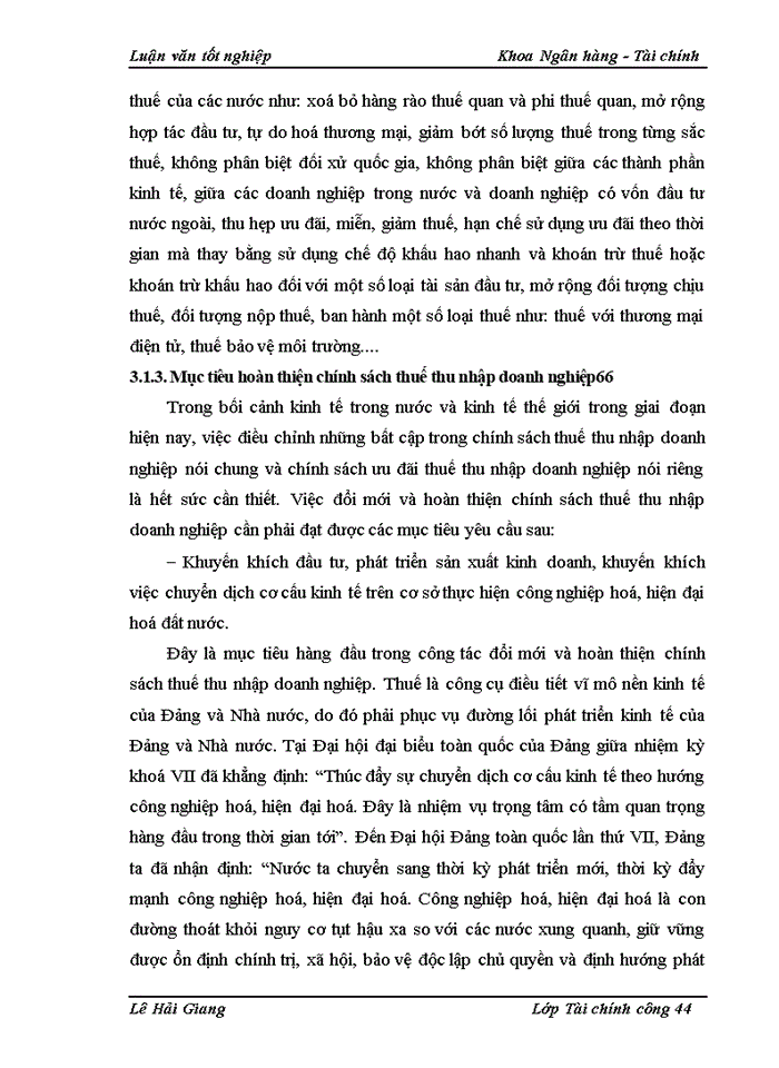 image for page Hoàn thiện chính sỏch thuế thu nhập Doanh nghiệp nhằm thu hút vốn đầu tư ở Việt Nam