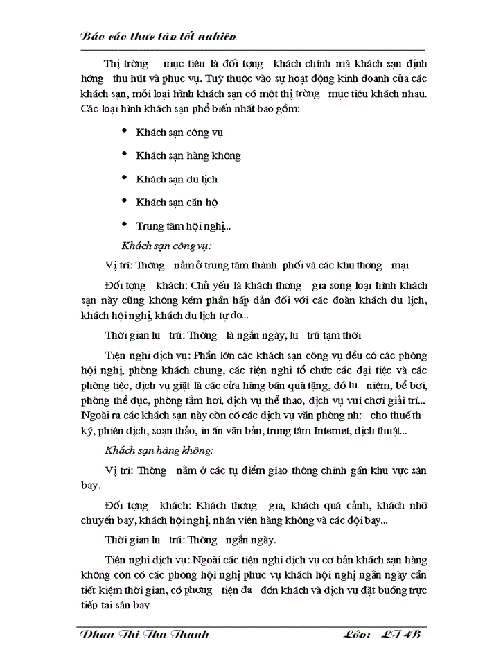 image for page Khái quát về quá trình hình thành phát triển và đặc điểm Kinh doanh của khách sạn HACINCO