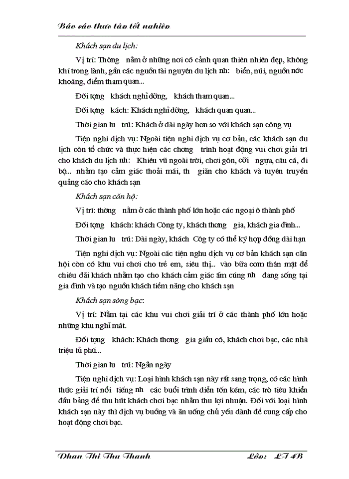 image for page Khái quát về quá trình hình thành phát triển và đặc điểm Kinh doanh của khách sạn HACINCO