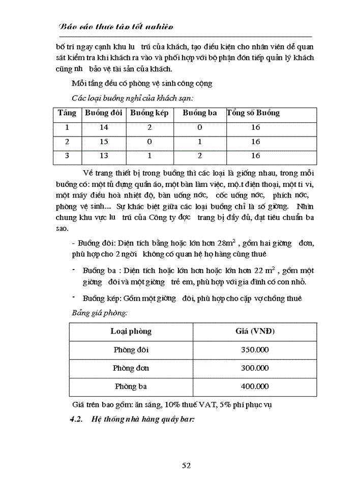 image for page Khái quát về quá trình hình thành phát triển và đặc điểm Kinh doanh của khách sạn HACINCO