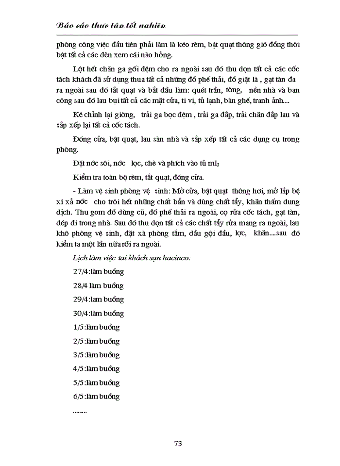 image for page Khái quát về quá trình hình thành phát triển và đặc điểm Kinh doanh của khách sạn HACINCO