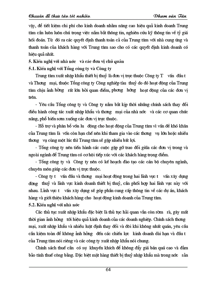 image for page Một số Giải pháp nhằm nâng cao hiệu quả Kinh doanh tại Trung tâm Xuất nhập khẩu thiết bị thuỷ thuộc Công ty Tư vấn đầu tư và Thương mại