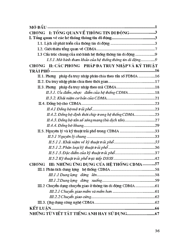 image for page Các Phương pháp đa truy nhập và kỹ thuật trải phổ trong CDMA