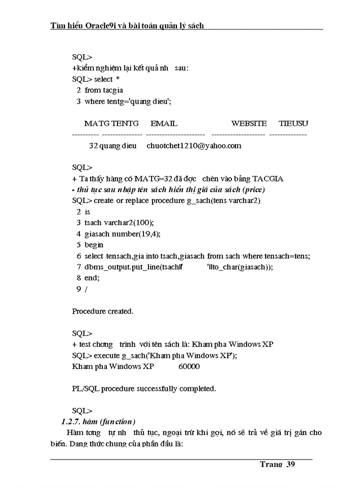 image for page Phân tích và thiết kế cơ sở dữ liệu