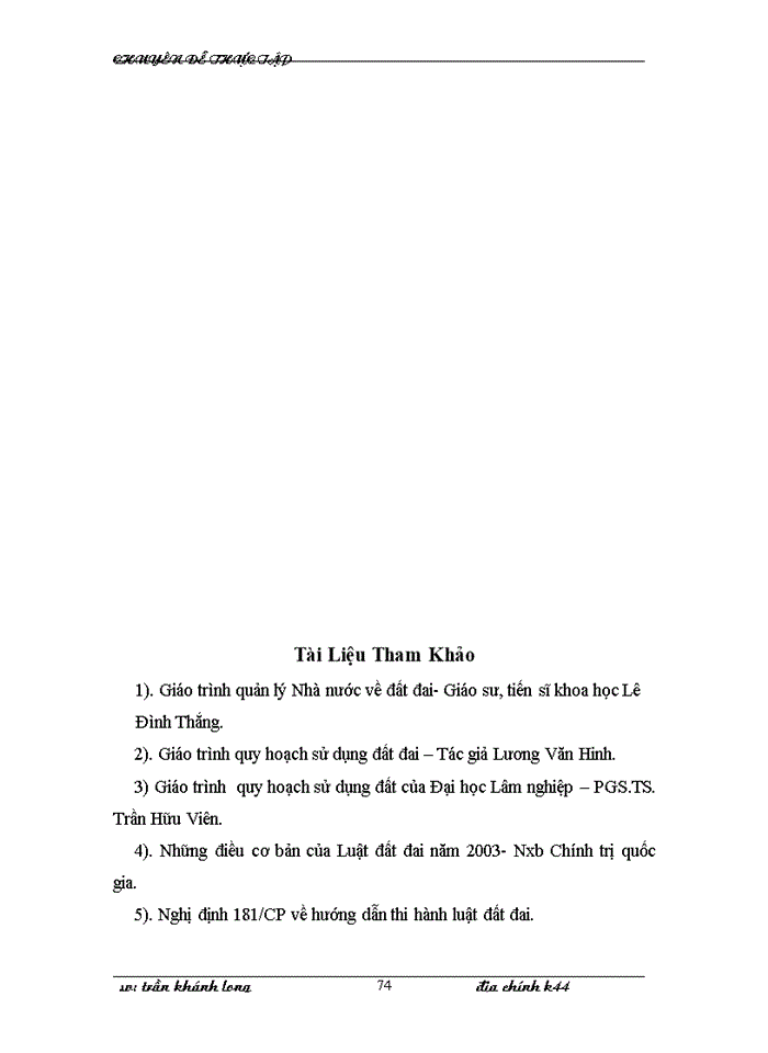image for page Phương án quy hoạch sử dụng đất xã Vũ Lạc Kiến Xương Thái Bình giai đoạn 2005 2015