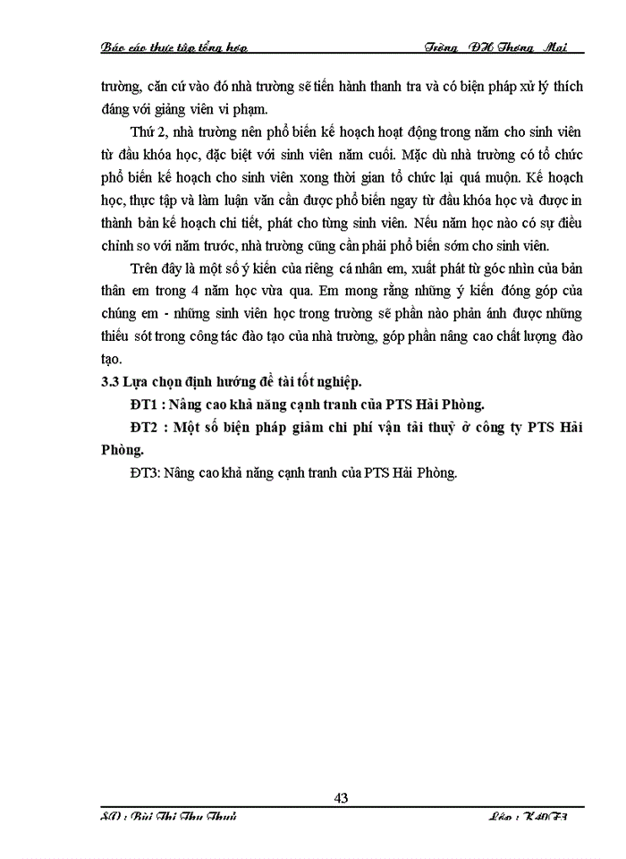 image for page Tình hình tổ chức quản lý hoạt động Sản xuất Kinh doanh của Công ty Cổ phần vận tải và dịch vụ Petrolimex Hải Phòng