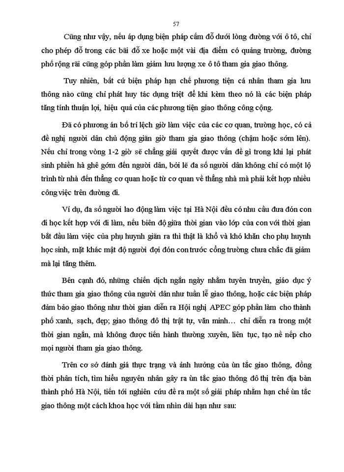 image for page Giải pháp giảm ùn tắc giao thông đô thị trên địa bàn Thành phố Hà Nội