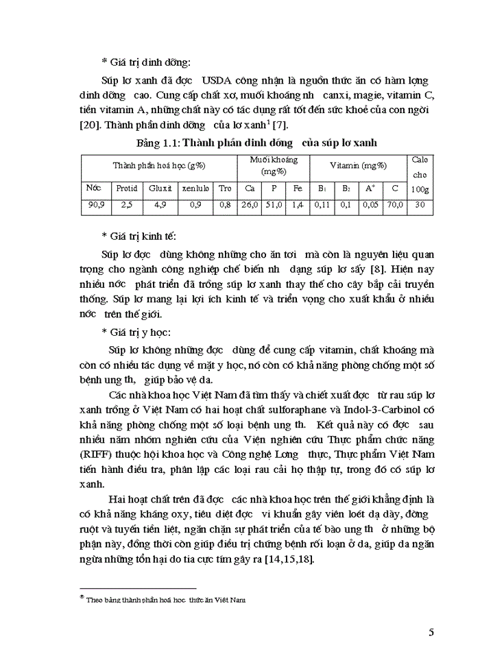 image for page Nghiên cứu quy trình sơ chế và bảo quản súp lơ xanh dạng cắt fresh-cut