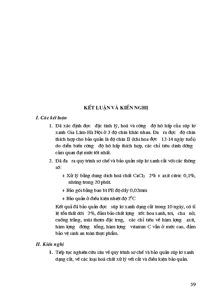 image for page Nghiên cứu quy trình sơ chế và bảo quản súp lơ xanh dạng cắt fresh-cut