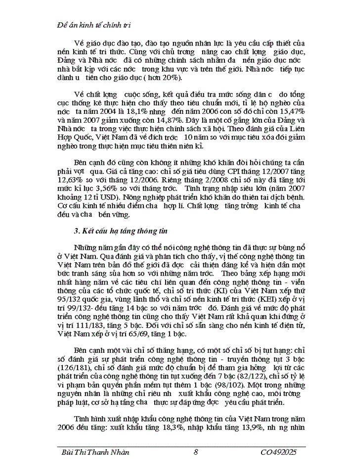 image for page Xây dựng và phát triển kinh tế tri thức ở Việt Nam Lý luận thực trạng và Giải pháp