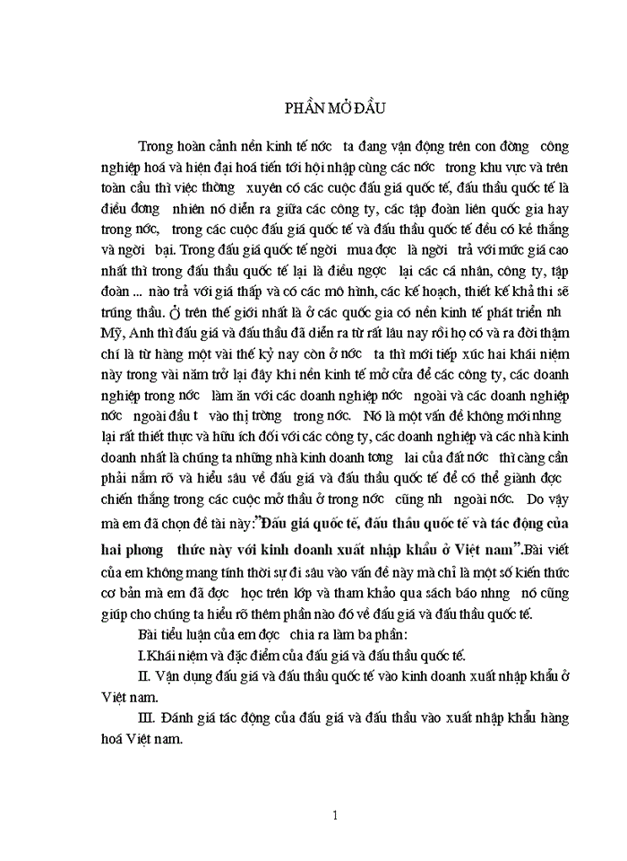 image for page Đấu giá quốc tế đấu thầu quốc tế và tác động của hai phương thức này với Kinh doanh Xuất nhập khẩu ở Việt Nam
