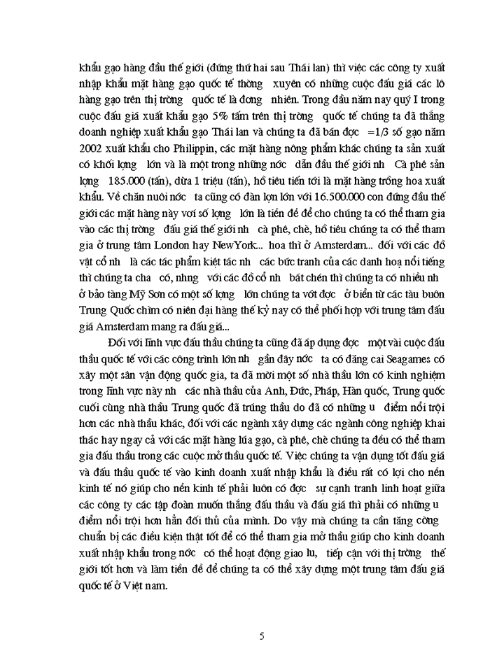 image for page Đấu giá quốc tế đấu thầu quốc tế và tác động của hai phương thức này với Kinh doanh Xuất nhập khẩu ở Việt Nam