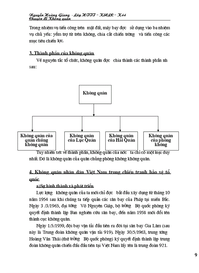 image for page Quân sự Phân tích vai trò nhiệm vụ thành phần của không quân nói chung và vai trò của không quân nhân dân Việt Nam trong chiến tranh bảo vệ tổ quốc