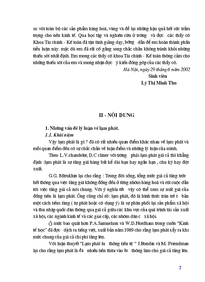 image for page Những nguyên nhân và hậu quả của lạm phát