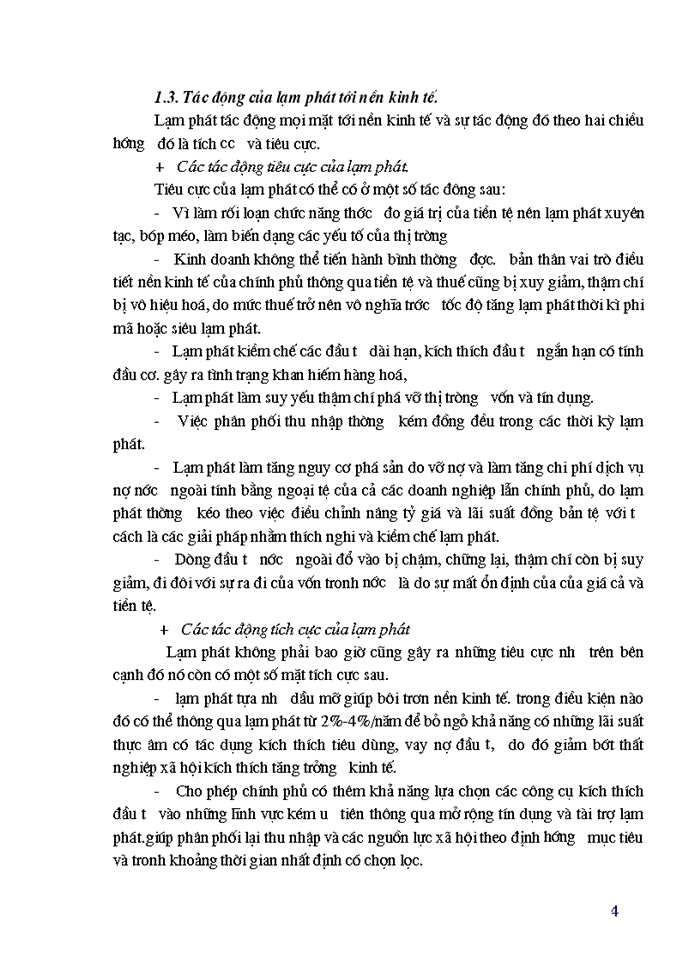 image for page Những nguyên nhân và hậu quả của lạm phát