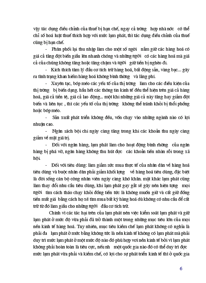 image for page Những nguyên nhân và hậu quả của lạm phát