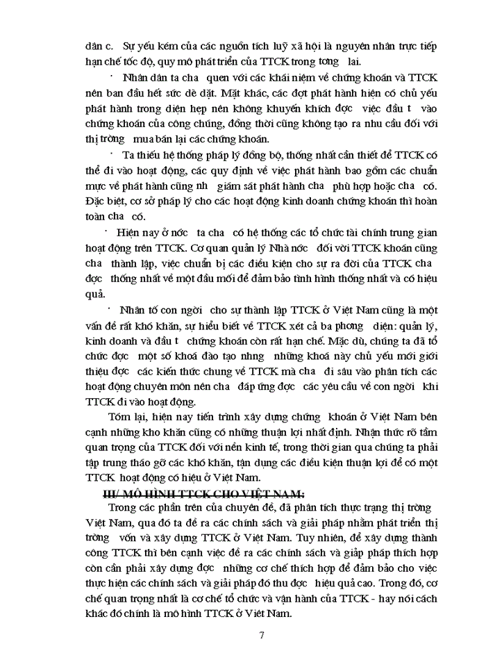 image for page Điều kiện thành lập Thị trường chứng khoán và hoạt động của nó ở Việt Nam trong thời kỳ non trẻ