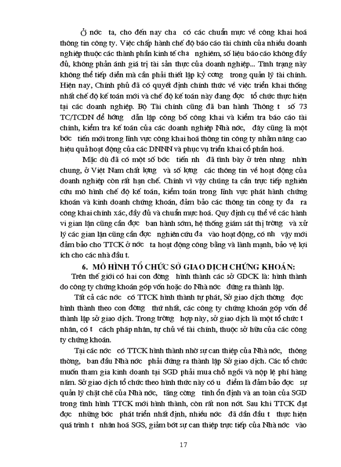 image for page Điều kiện thành lập Thị trường chứng khoán và hoạt động của nó ở Việt Nam trong thời kỳ non trẻ