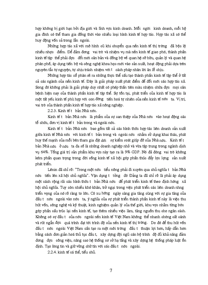 image for page Nền kinh tế Hàng hóa nhiều thành phần ở nước ta trong giai đoạn hiện nay