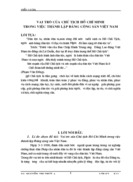 Đảng Vai trò của chủ tịch hồ chí minh trong việc thành lập Đảng cộng sản Việt Nam