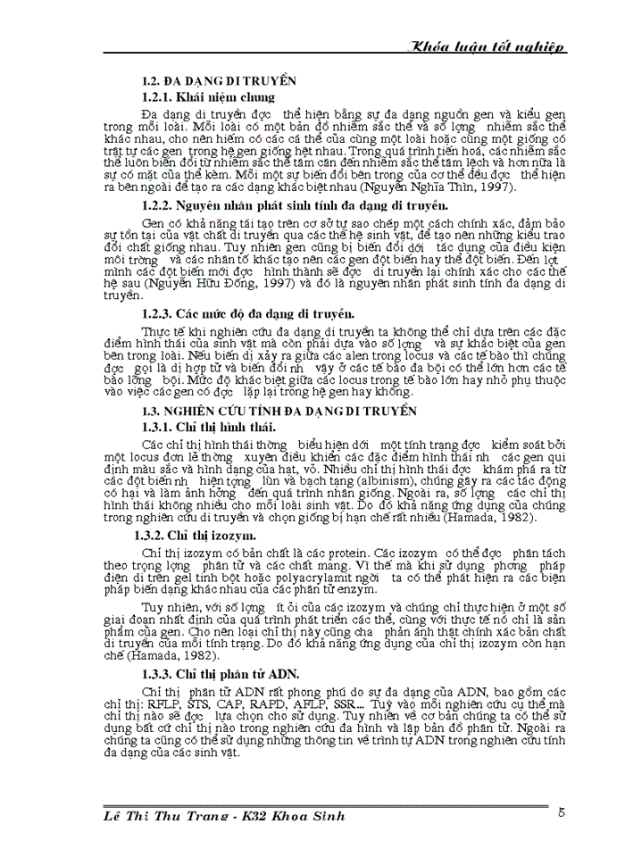 image for page Nghiên cứu đa dạng di truyền các giống dòng chè thu thập ở Việt Nam